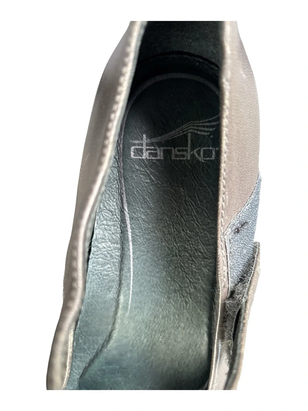 Dansko Bess Heeled Mary Jane Low Heel Pumps in Gray 39